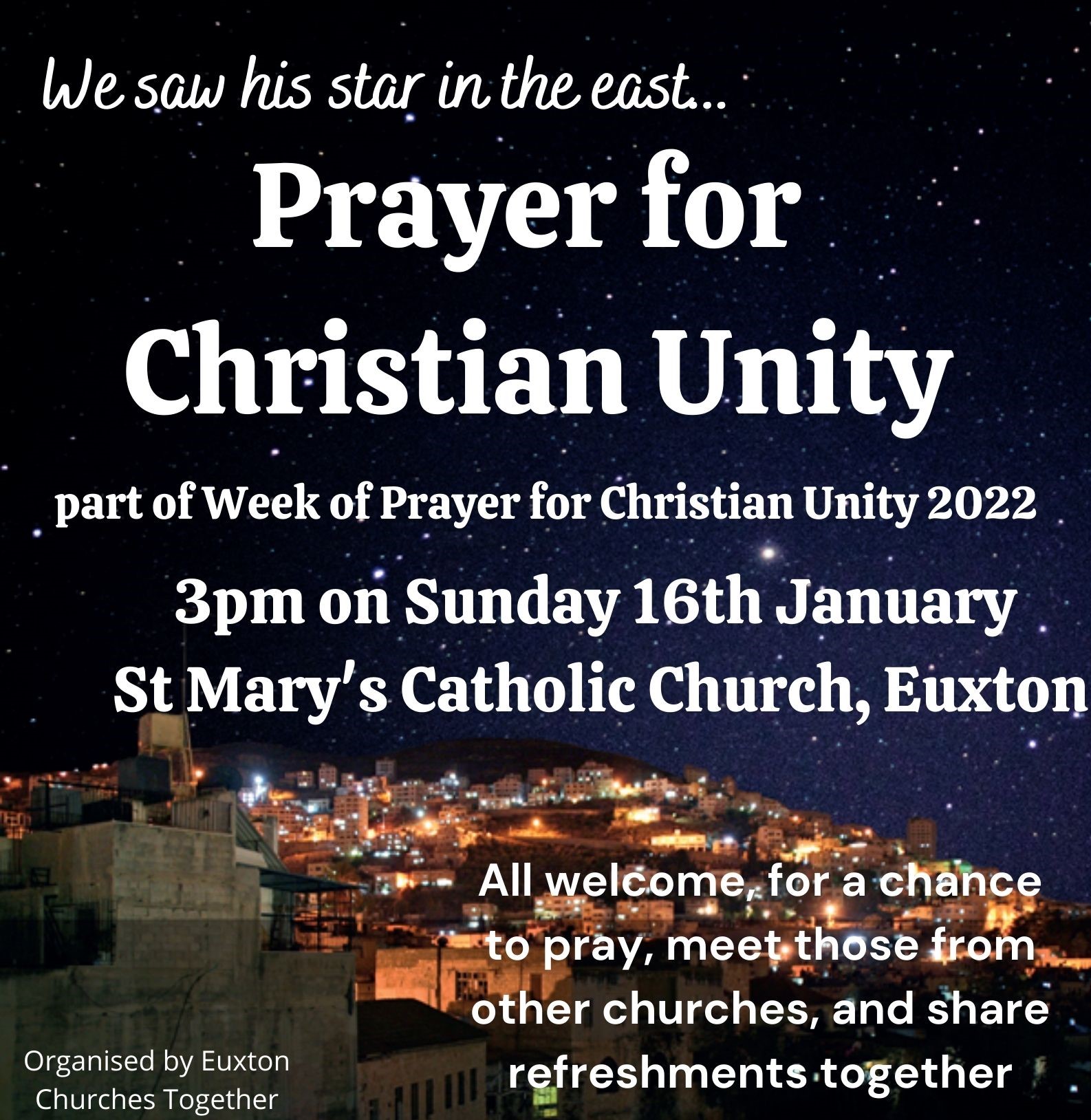 Amy Prayer for Christian unity