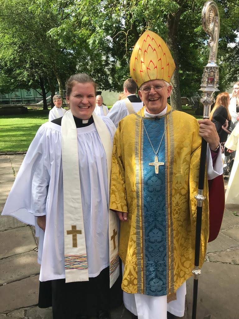 Amy and Bishop Julian