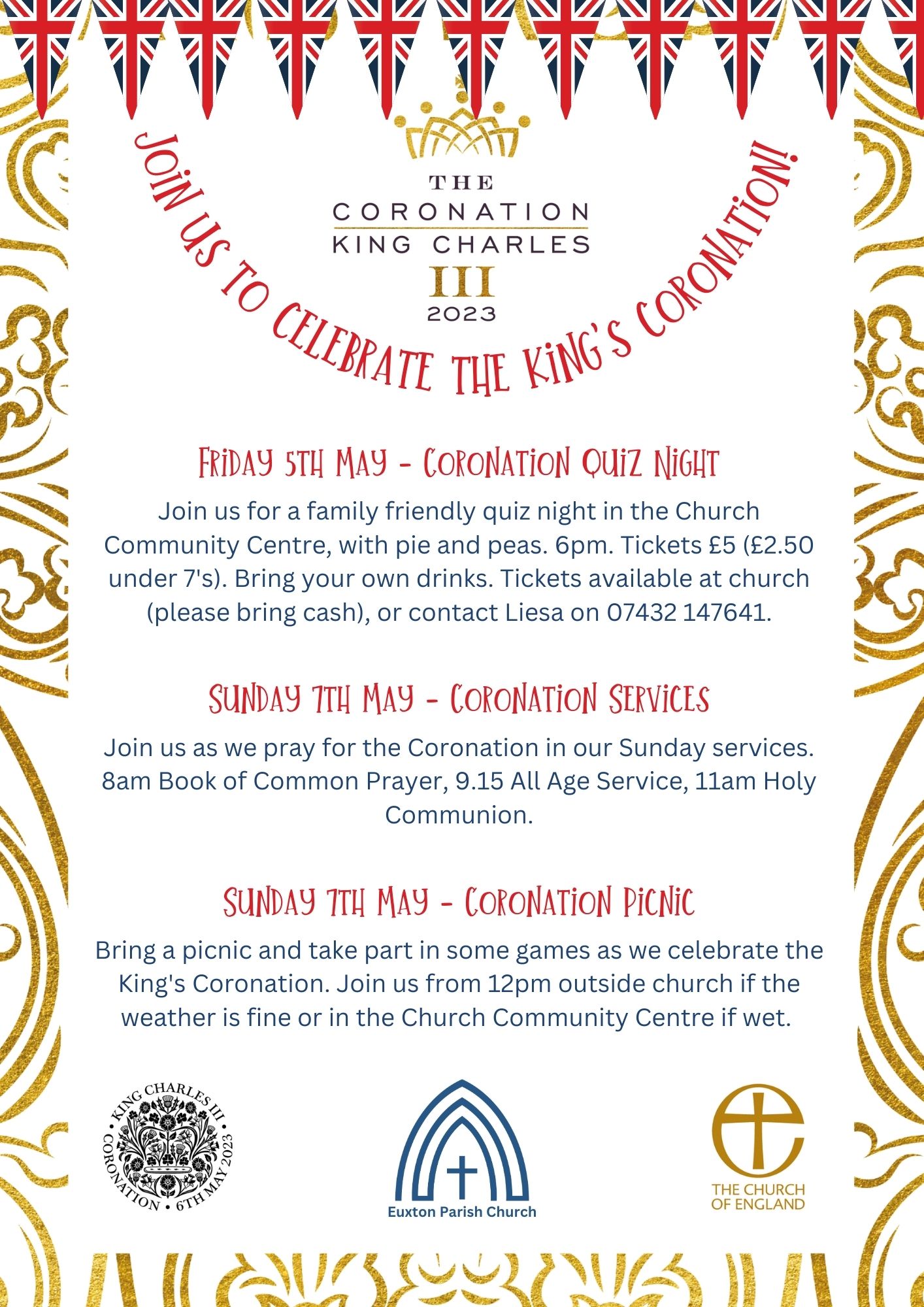 Coronation Poster - all events