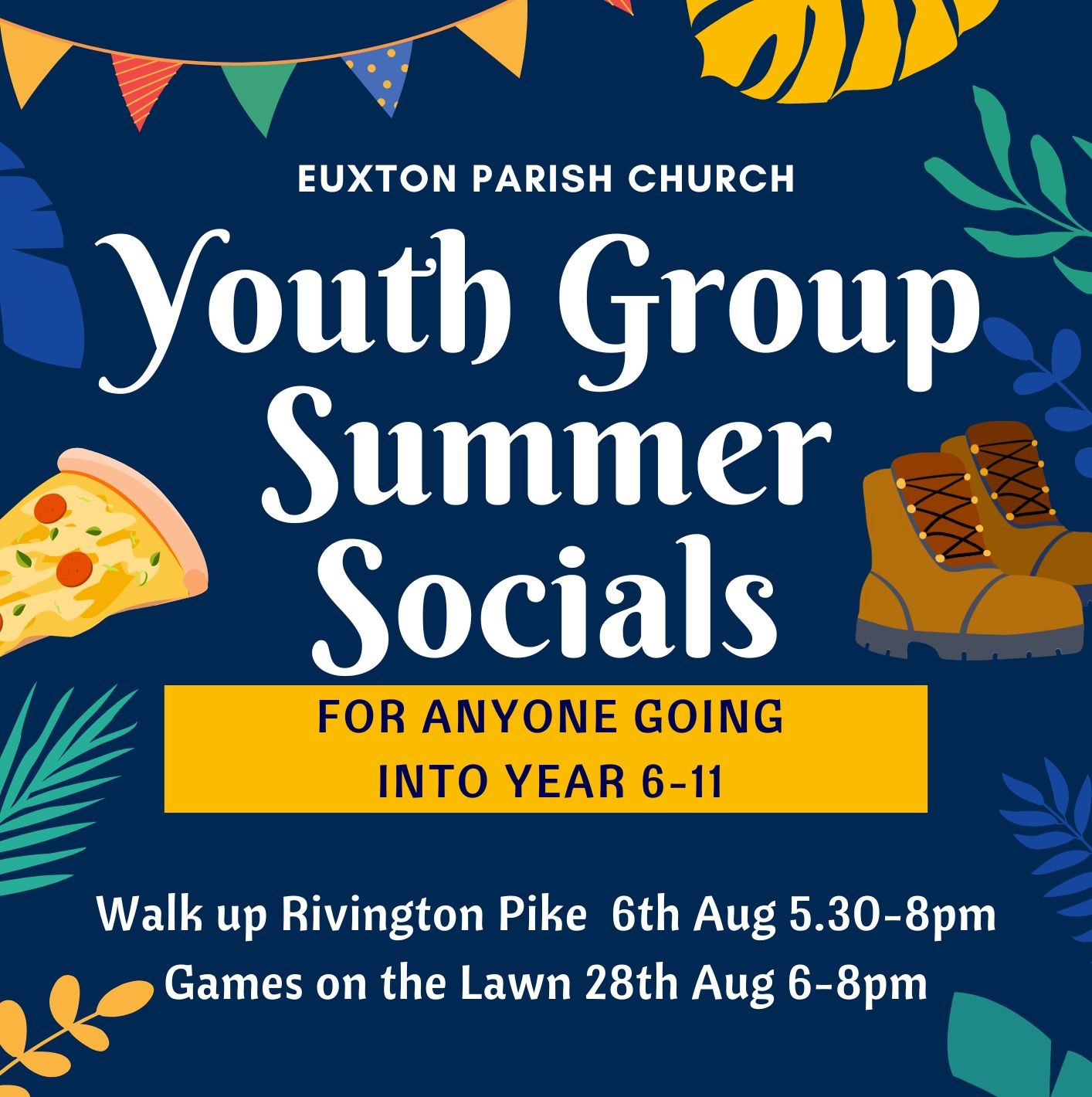 Youth Group Summer Socials (A4